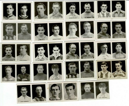 Football soccer group of 19 Gem, Magnet, Nelson Library & champion trade cards - Foto 1 di 2