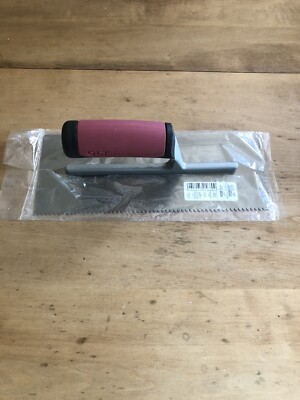 QLT by Marshalltown NT680  1/8 x 1/8 x 1/16 Notched Trowel 11'' by 4.5'' Soft Grip