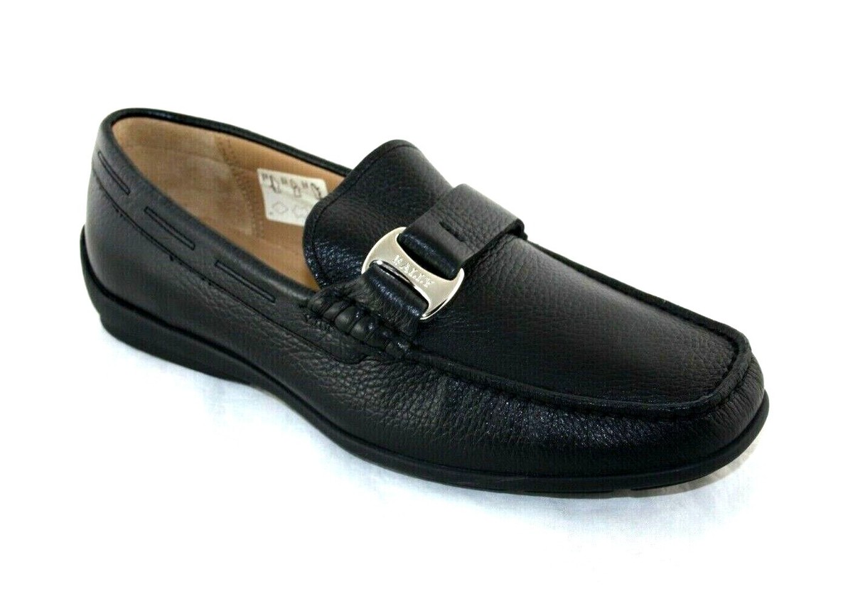 BALLY DENNI/00 BLACK CALF GRAINED 6175622 MEN'S DRESS SHOE SIZE 8D