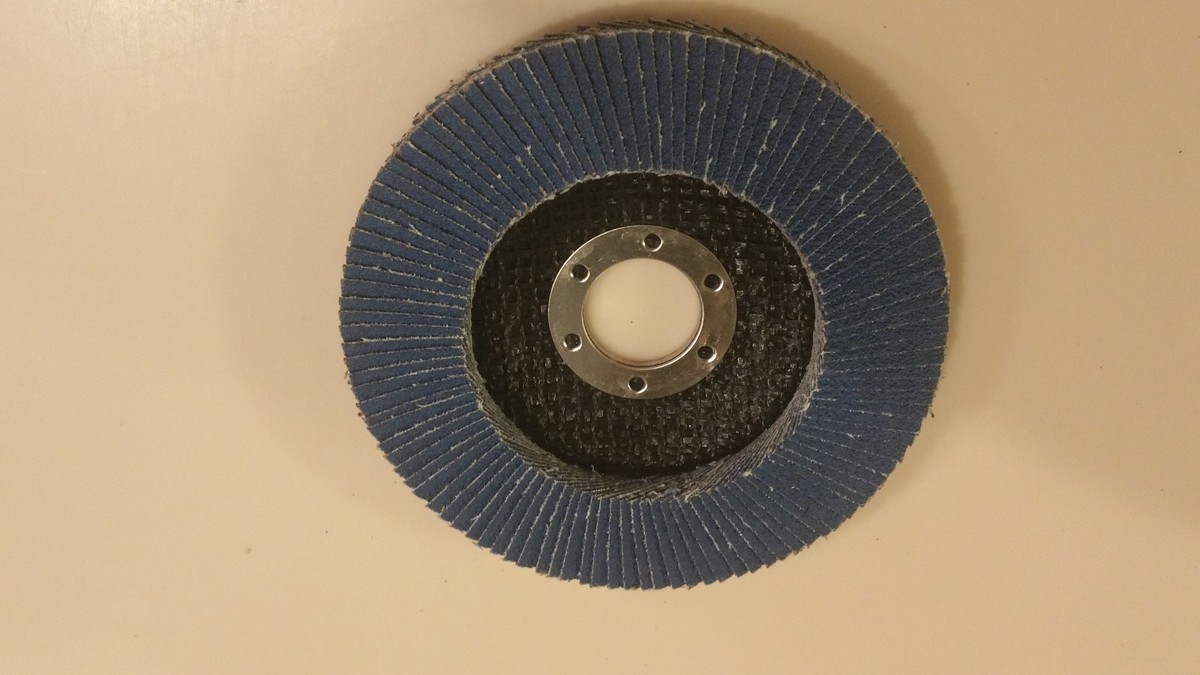 Lot Of 10 - 4.5" X 7/8" Flap Discs, 40 Grit Aluminum Oxide, For Angle Grinder, Vector Brand
