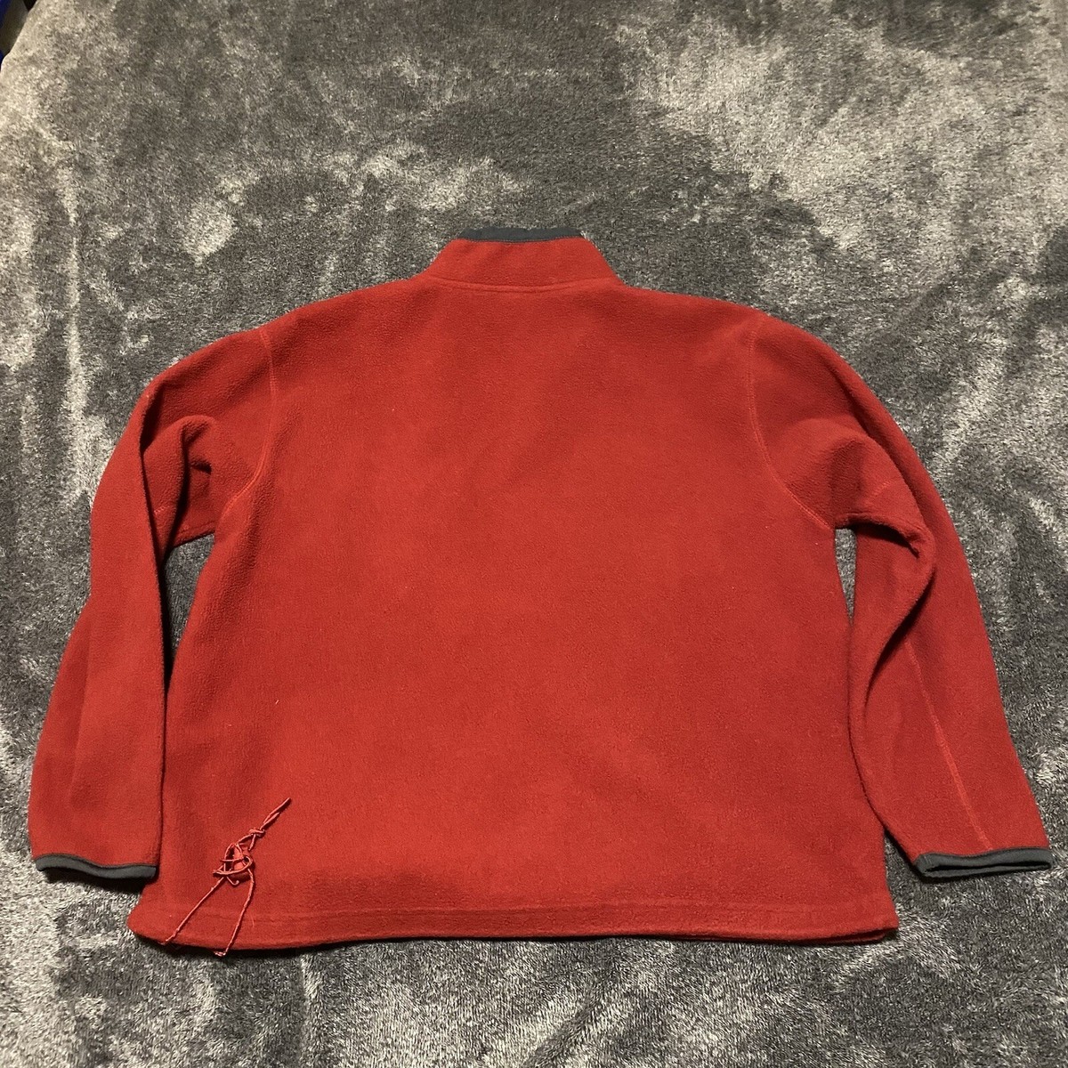 Vintage Old Navy Quarter Zip Red Pullover Fleece Y2K Men
