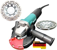Smerigliatrice Calcestruzzo Set - Angolare Makita + WM Aspirazione + 2 X