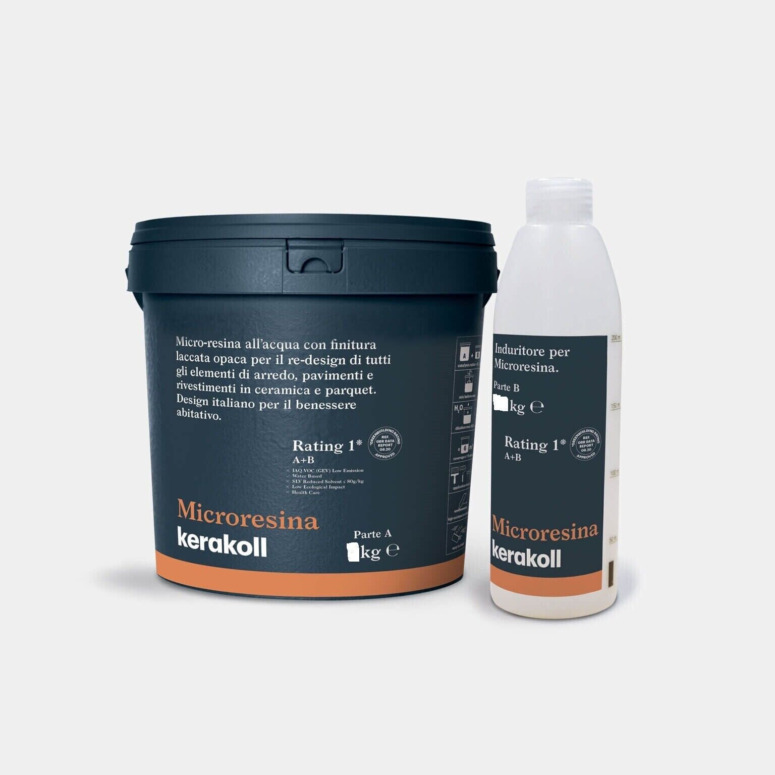 MICRORESINA KERAKOLL 3Kg NEI 150 COLORI DELLA LINEA KDH KERAKOLL DESIGN HOUSE