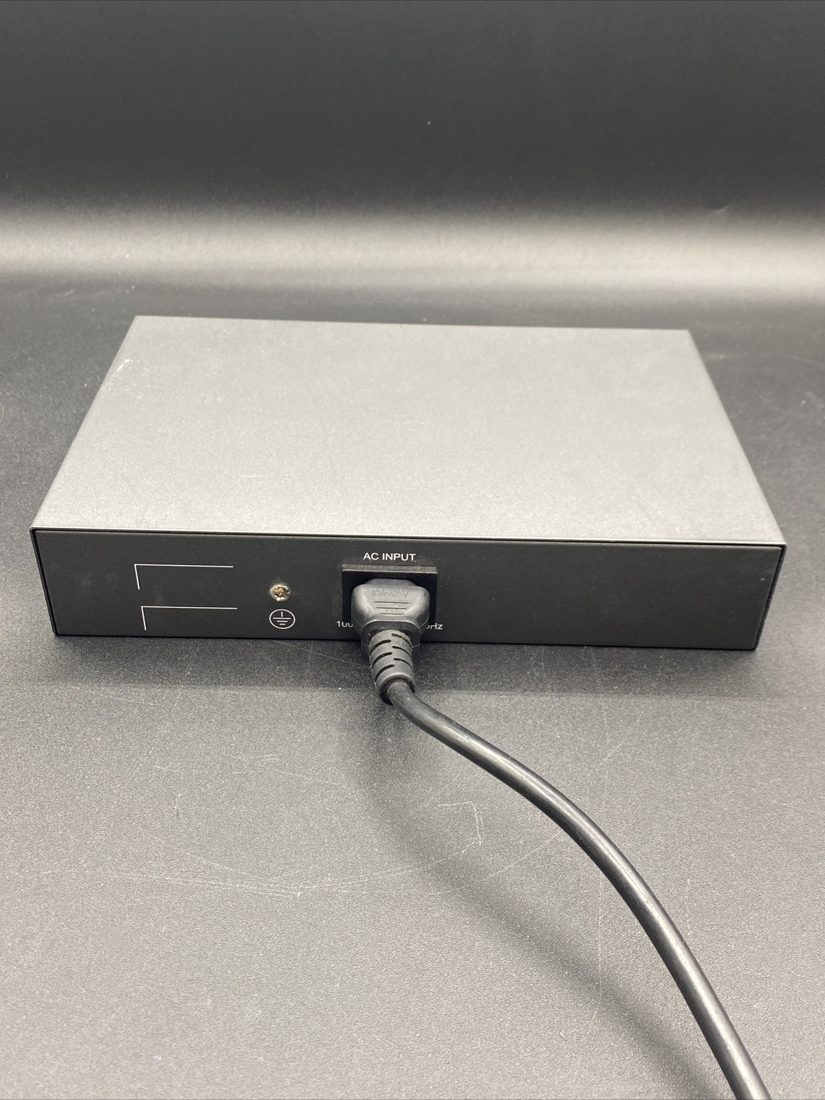 Genuine BV-Tech POE-SW801 8-Port PoE+ Unmanaged Switch Tested Working w PWR CORD