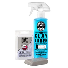 Chemical Guys CLY_KIT_2 - Poly Clay Bar & Luber Lubricant Kit, Medium Duty