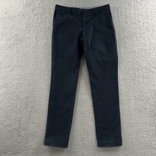 Tommy Hilfiger Womens Pants Blue Size 2 Chino Mid Rise Skinny Cotton Blend