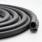 20FT 6M Car Door Rubber Seal Strip Trim Seal w/ Side Bulb Car Weather Stripping
