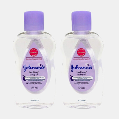 Johnson Baby Oil 4 Oz fl Mineral Hypoallergenic Enriched Pure Prevent 125ml x 2