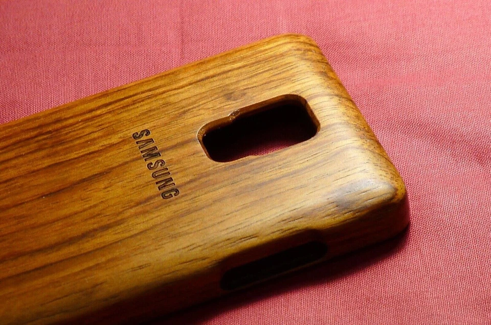 Funda hecha a mano en madera de bambú para Samsung Galaxy Note 4 SM N910 Foto 2 de 4