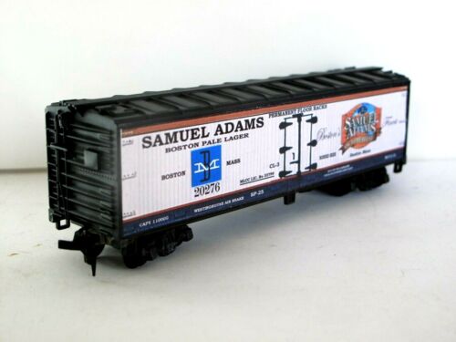 HO SCALE CUSTOM LETTERED SAM ADAMS BEER 🍺🍺 REEFER P 1A ALSO AVAILABLE IN O SCALE - Bild 2 von 17