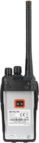 Retevis RT21 2-drożne radio dalekiego zasięgu, walkie talkie dla dorosłych, wytrzymała ładowarka - Zdjęcie 11 z 13