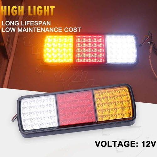 2 X 75 LED Tail Lights Stop Reverse Indicator 12V Ute Trailer Caravan Truck Boat - Picture 8 of 12