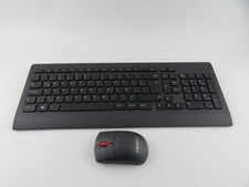 00XH325 Lenovo Ultraslim Plus Wireless Keyboard Mouse Metallic