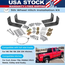30035 Fifth Wheel Hitch Installation Kit Hardware Brackets for Full-Size Trucks