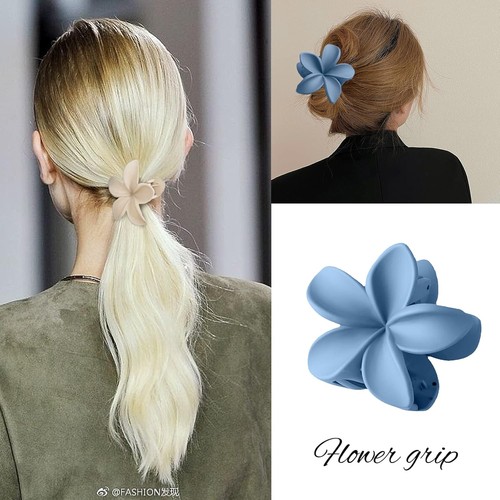 6 PCS Flower Hair Claw Clips Nonslip Matte for Women Thick Hair... - Picture 4 of 8