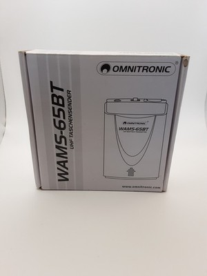 Omnitronic WAMS-65BT Headset Funkmikrofon-Set Taschensender für WAMS-65BBT