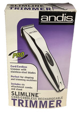 Andis SlimLine Cord/Cordless Rechargeable Trimmer, Item 22780, Model BTF