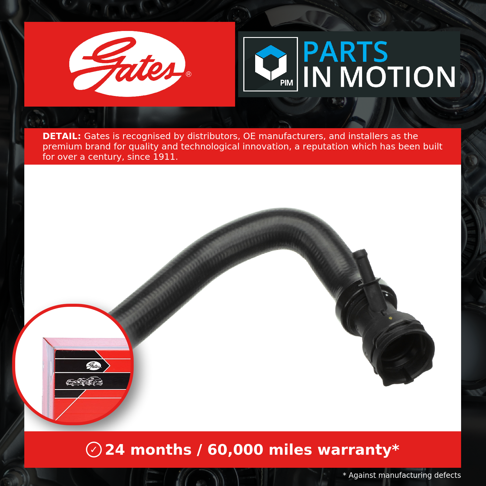 Cooling system hose EPDM (ethylene propylene diene Monomer (M-class) rubber) - Image 15