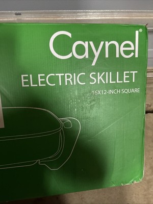 Caynel 16  x 12  electric skillet Brand New! Never Opened!