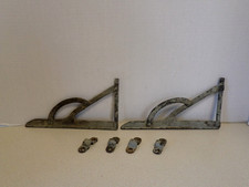 VINTAGE INDUSTRIAL RUSTIC WALL METAL SHELF BRACKETS