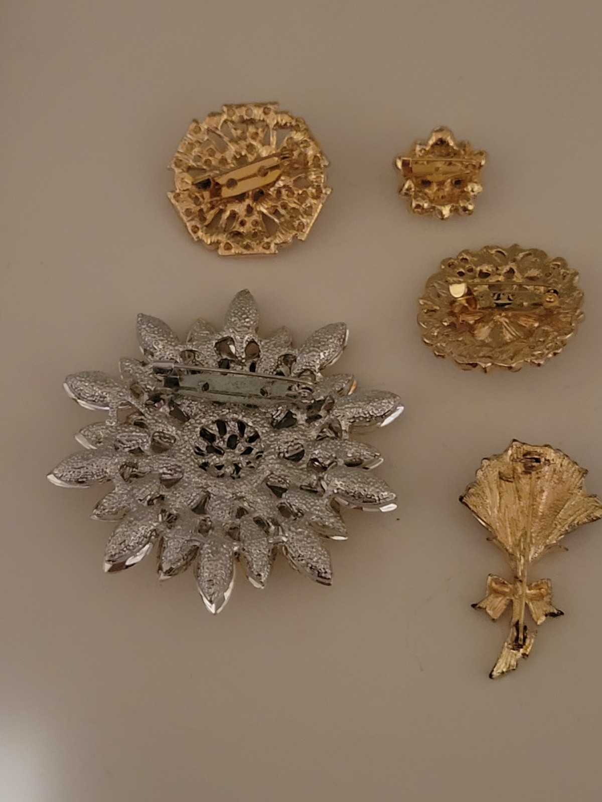 Spring Multicolor Yellow Clear Rhinestone Flower … - image 8