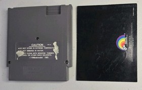 Major League Baseball MLB Nintendo NES Game Cartridge Manual And Sleeve