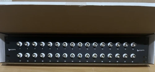L-COM - PR35B3275BLK - CONNECTOR, BNC PATCH PANEL, 32 PORT, 2U