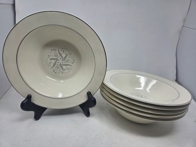 6 Homer Laughlin Celeste 9'' Soup Bowl