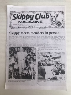 Skippy Club Magazine Australian Kangaroo Photo Copy