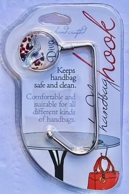 Vintage 2004 Diva Purse Hanger Rhinestone High Heel Y2K NIP Sealed Dead Stock