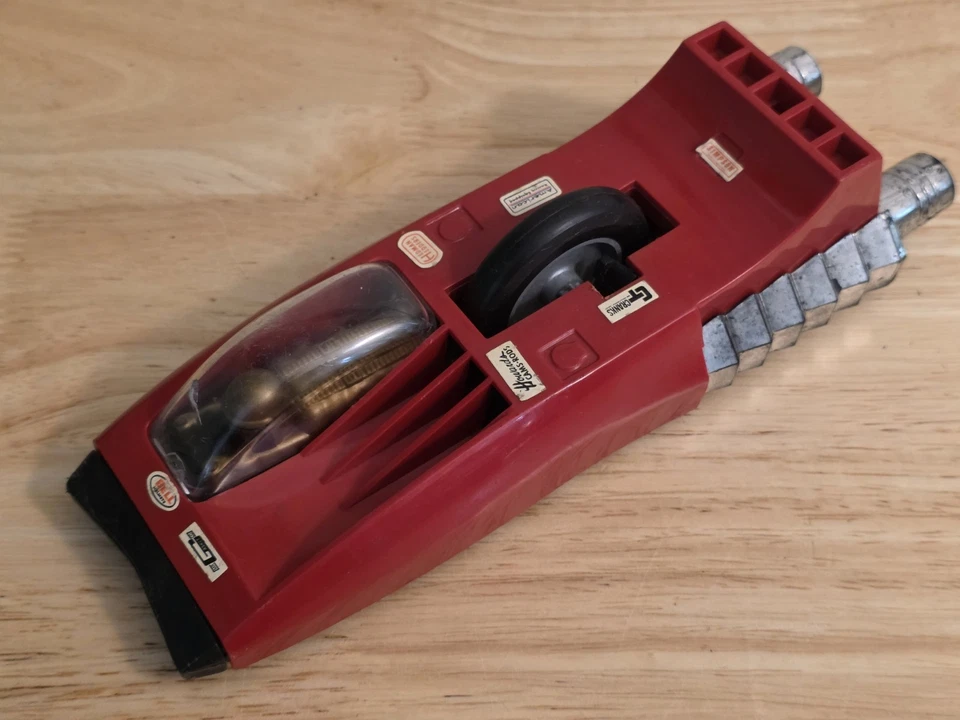 Trineo futurista Kenner SSP Jet Star rojo vintage 1971 Foto 2 de 4