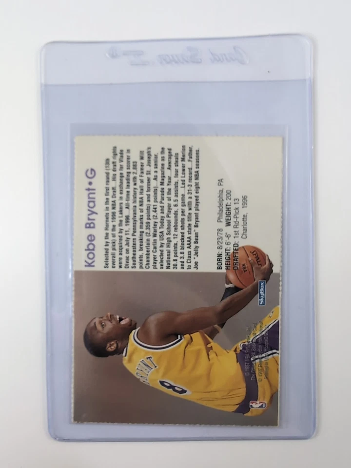 1996-97 Hoops Sheets Kobe Bryant Perforated Rookie, GSC Gem Mint 10, Quick Grade - Image 4 of 4