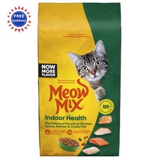Dry Cat Food Meow Mix Indoor Health 6.3 Pound 3.17 per pound