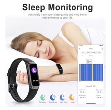 Fitness Tracker Smart Band Black With App Keep Health Smart Wrist Watch 3