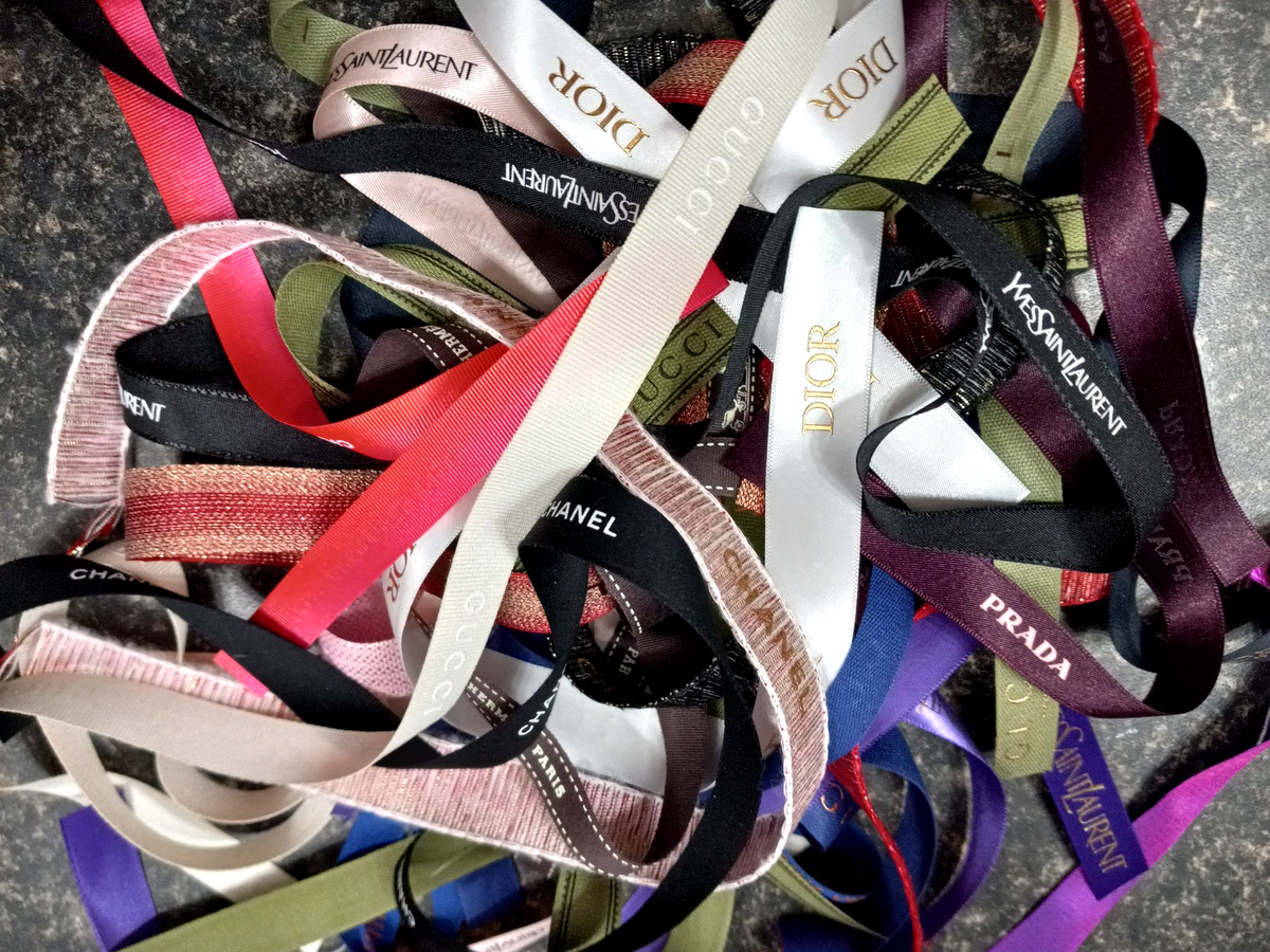 6 YARDS Designer Ribbon, DIOR, CHANEL, YSL, GUCCi, HERMES, LV | eBay