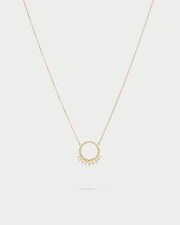 Collana girocollo RUE DES MILLE Athena Halo  in argento 925 dorato GRZ-028 M2 AU