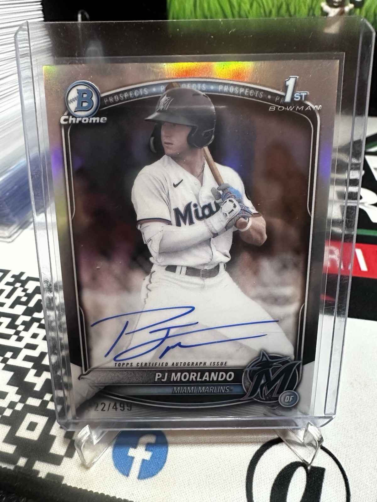 2025 Bowman Chrome PJ Morlando 1st Bowman Refractor Auto #/499