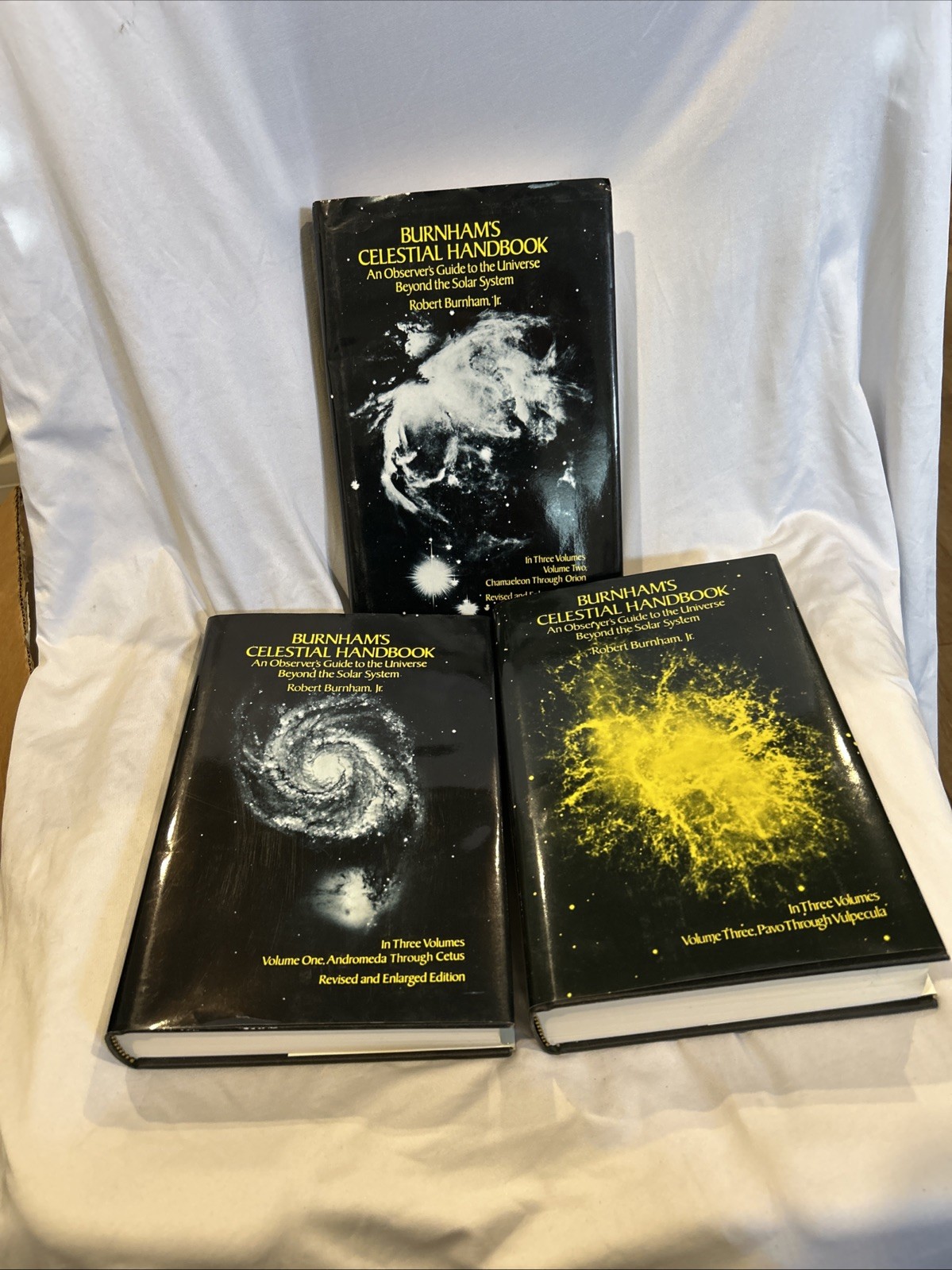 Burnham's Celestial Handbook 3 Volume Set Guide Complete HC/DJ Illustrated