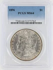1896 Morgan Silver Dollar PCGS MS64 S$1 Philadelphia Minted No Reserve