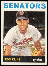 1964 TOPPS RON KLINE WASHINGTON SENATORS #358 EX-EXMT