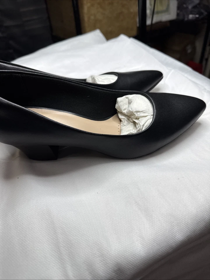 Женские туфли-лодочки Clarks Collection Teresa на каблуках черная кожа размер 8 М - Изображение 4 из 4