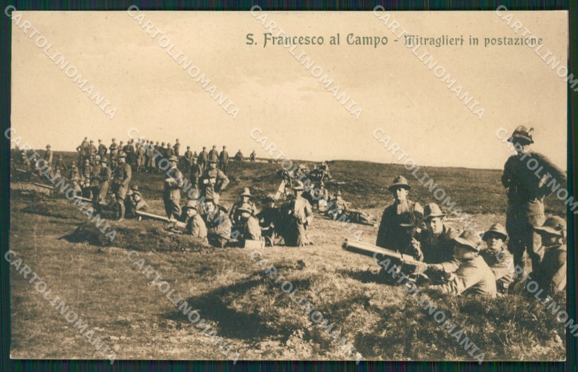 Torino San Maurizio Canavese Campo Militari cartolina QZ0472