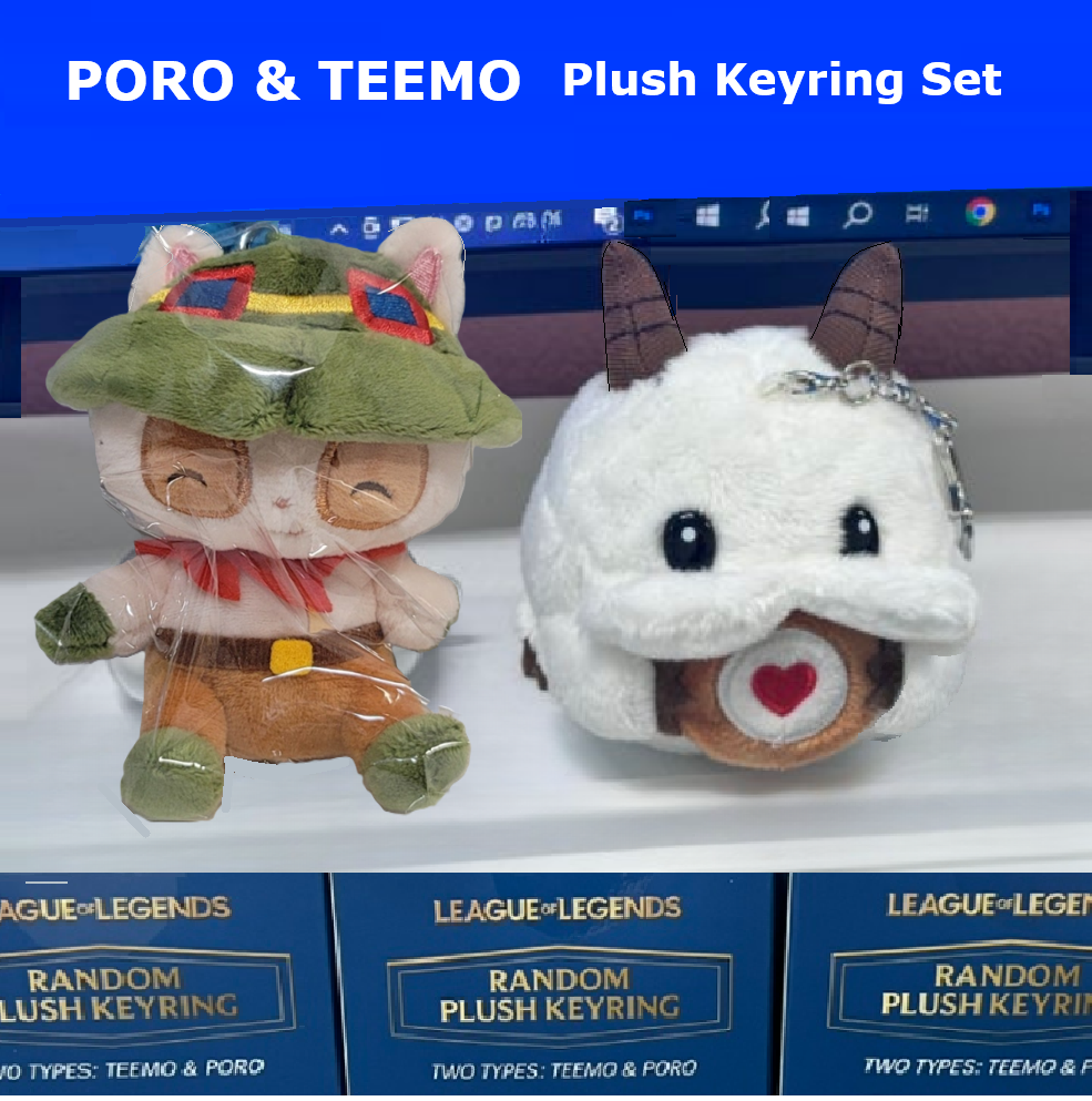 League of Legends TEEMO & PORO Plush Keyring Set | eBay