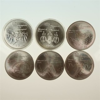 Kanada 1976 Olympische Spiele Montreal 6x 10 Dollars | Silber