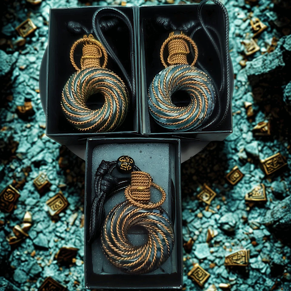 🌟 Colgante Toro Artesanal • Cobre 333Hz • Energía Curativa • Protección EMF Foto 2 de 4