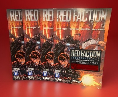LOT OF 4 RED FACTION ARMAGEDDON #0 | ONE-SHOT | FREE SHIPPING bx8