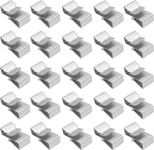 25 PCS Trailer Frame Wire Clips, 0.72"/18mm Steel Wiring Clips 25 