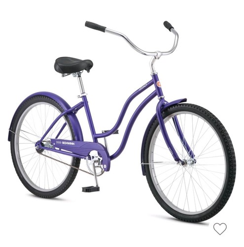 Schwinn Bike 26-inch Womens Purple Cruiser - Spring riding fun!