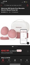 Momcozy M9 Electric Wireless Double Breast Pump, Hands-Free