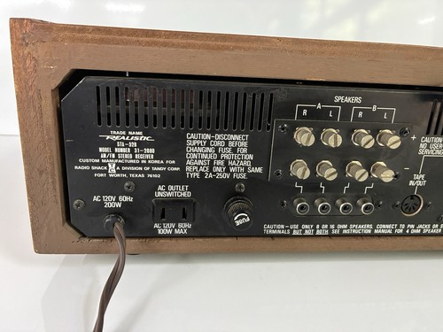 Vintage Realistic STA-52B AM/FM Stereo Receiver 31-2080 Made In Korea - Picture 16 of 24